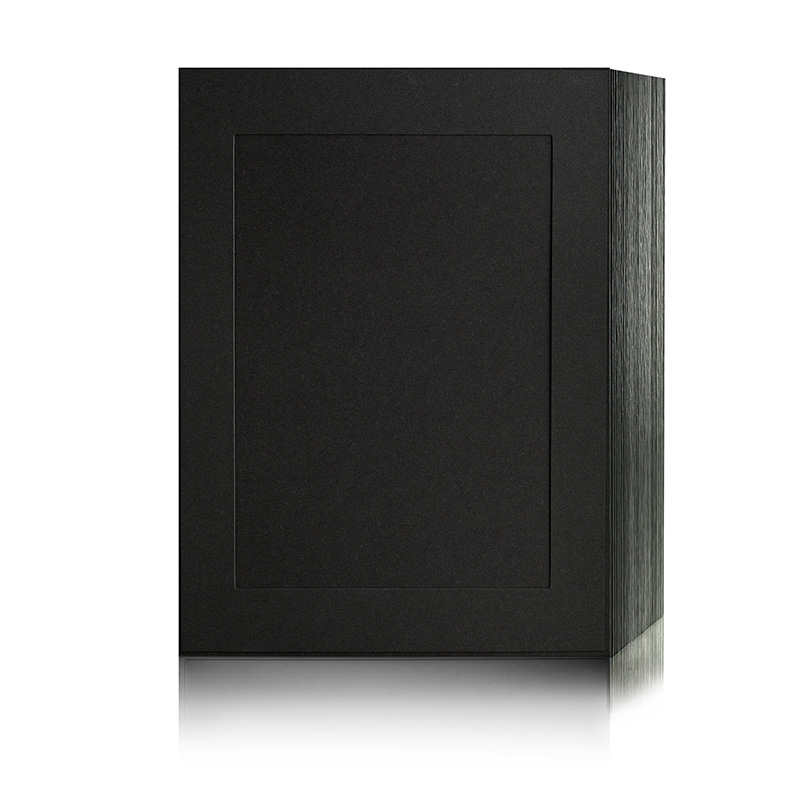 Endlosleporello 100 Teile - 13 x 18 cm - schwarz matt