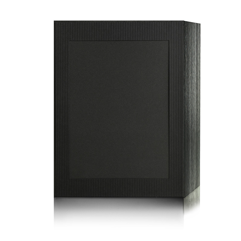 Endlosleporello 100 Teile - 15 x 20 cm - schwarz gerippt
