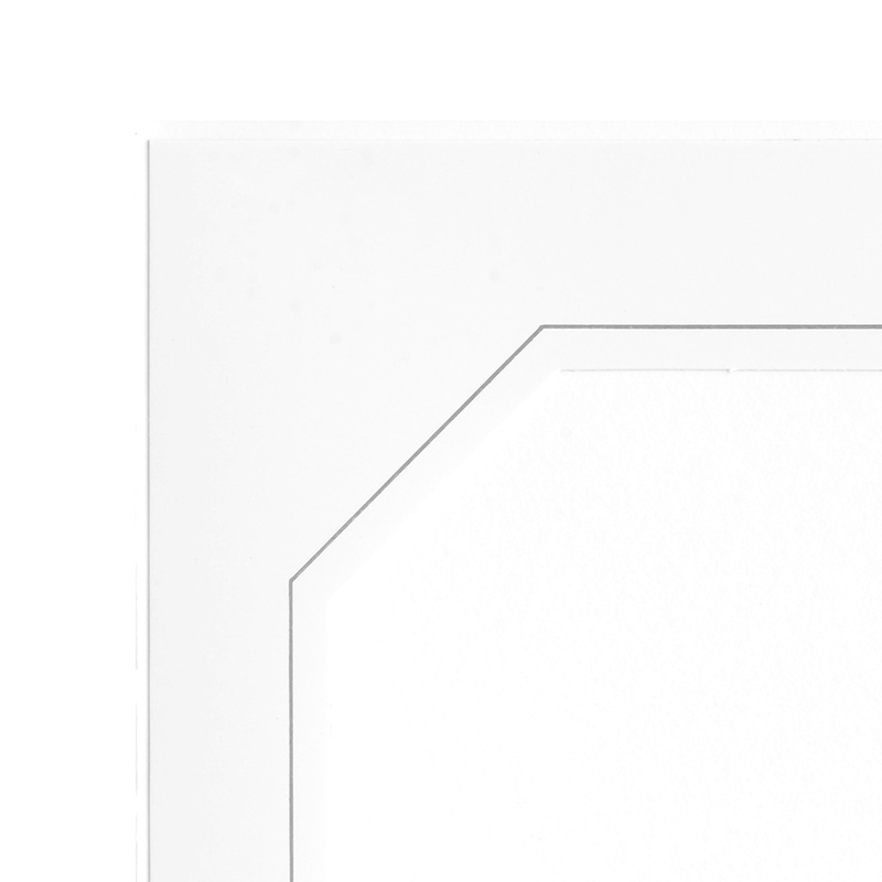 Endlosleporello 100 Teile - Weiß - Achteckig - 15x20 cm