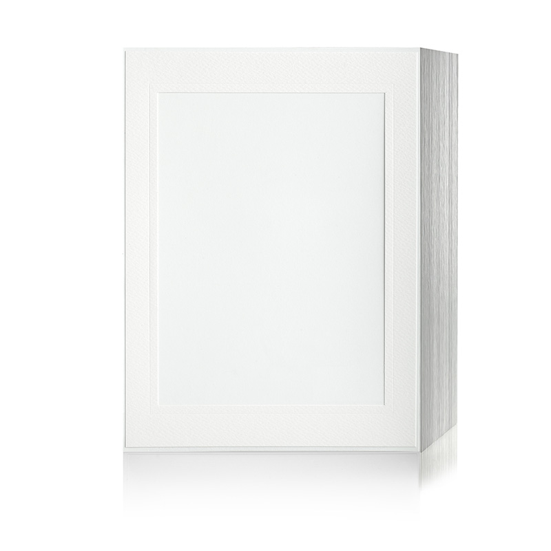 Endlosleporello Weiß 100 Teile - Filzprägung - 15x20 cm